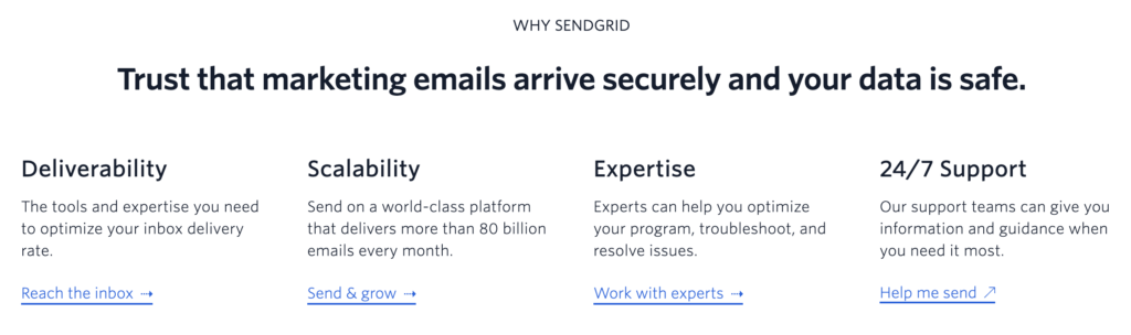 Sendgrid vs Mailchimp: sendgrid compliance